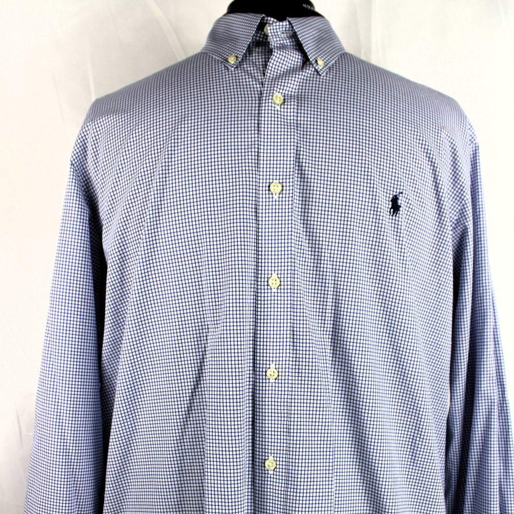 Polo Ralph Lauren Slim Fit Cotton Stretch Button Down Dress Shirt NWOT Men’s XXL